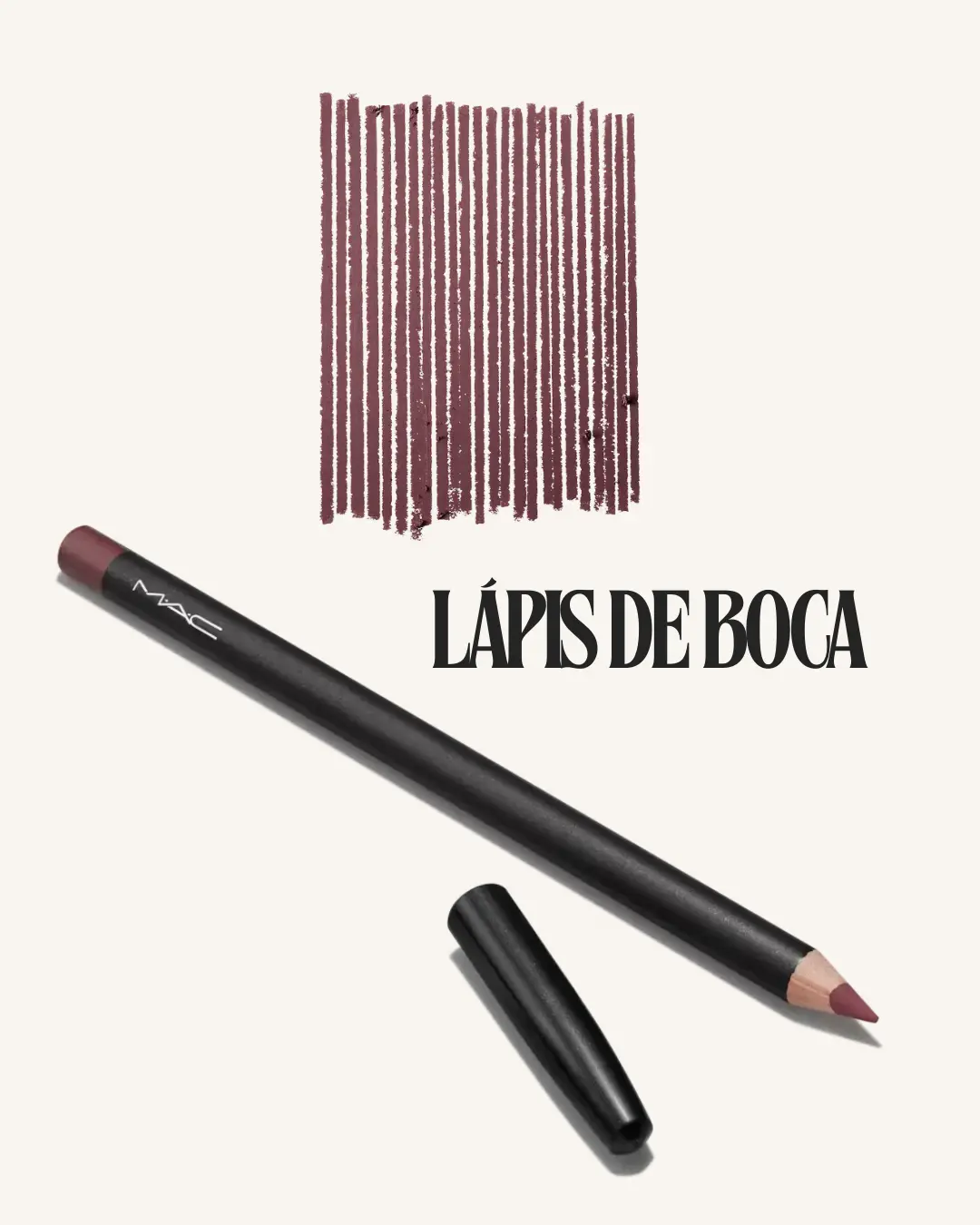 L&Aacute;PIS DE BOCACor: Potent reddened plumUm l&aacute;pis labial ultrapreciso em uma ampla variedade de tons cremosos, projetado para modelar, desenhar ou preencher os l&aacute;bios.