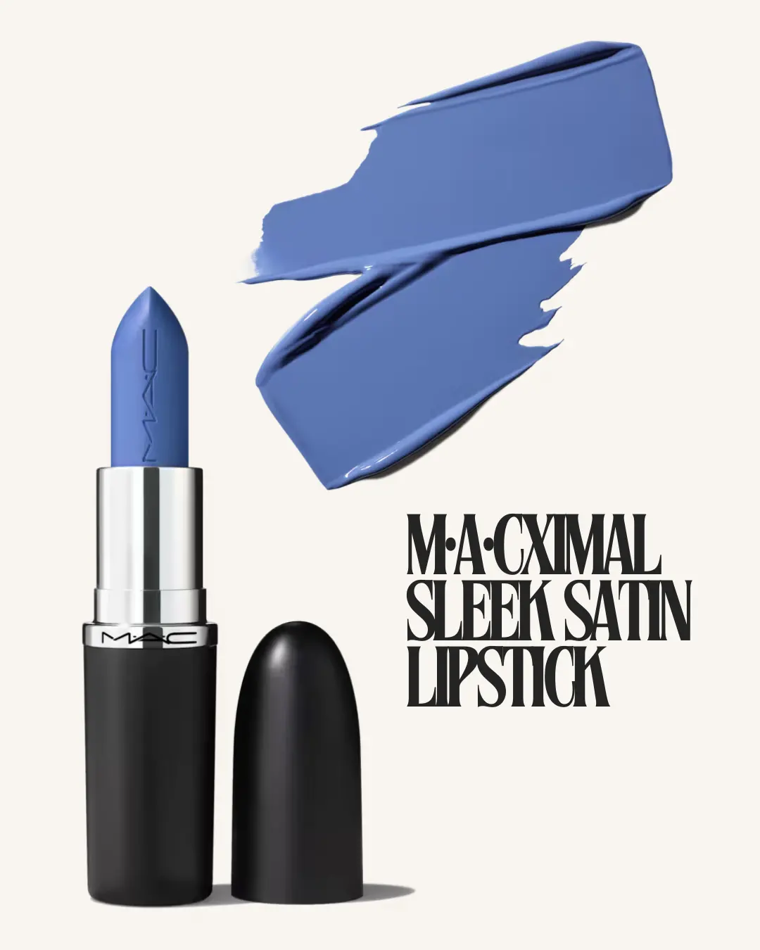 M&middot;A&middot;CXIMAL SLEEK SATIN LIPSTICK Cor: Tilted Denim mac