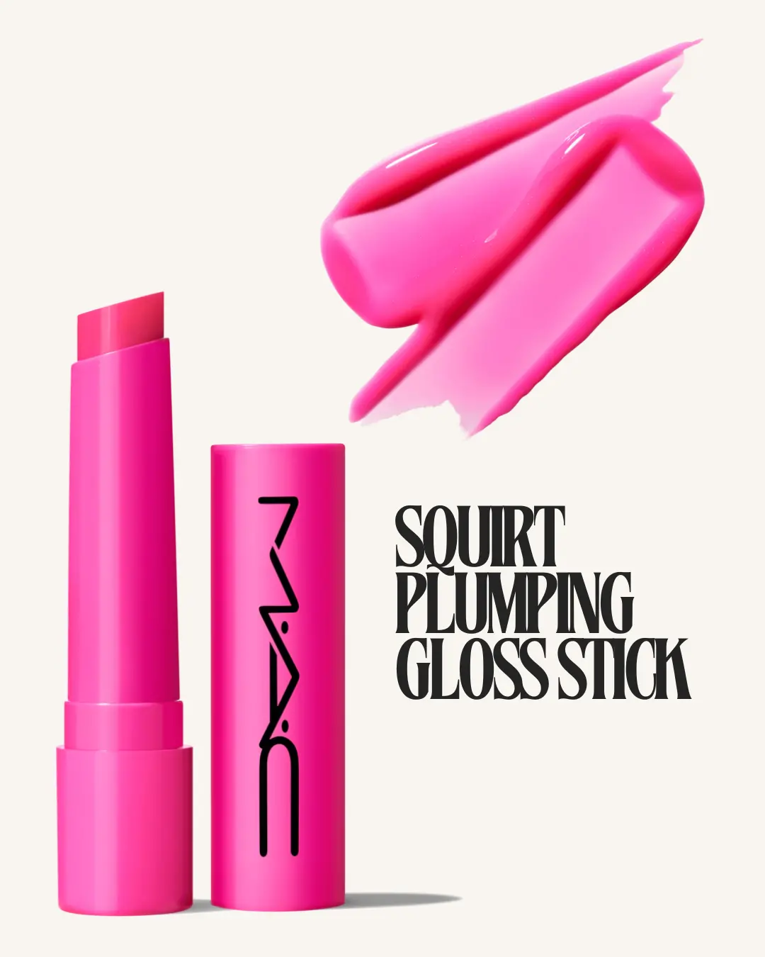 SQUIRT PLUMPING GLOSS STICKCor: PinkUm gloss em stick com efeito volumizador que nutre e cuida dos l&aacute;bios, deixando uma cor transl&uacute;cida e um brilho n&atilde;o pegajoso.