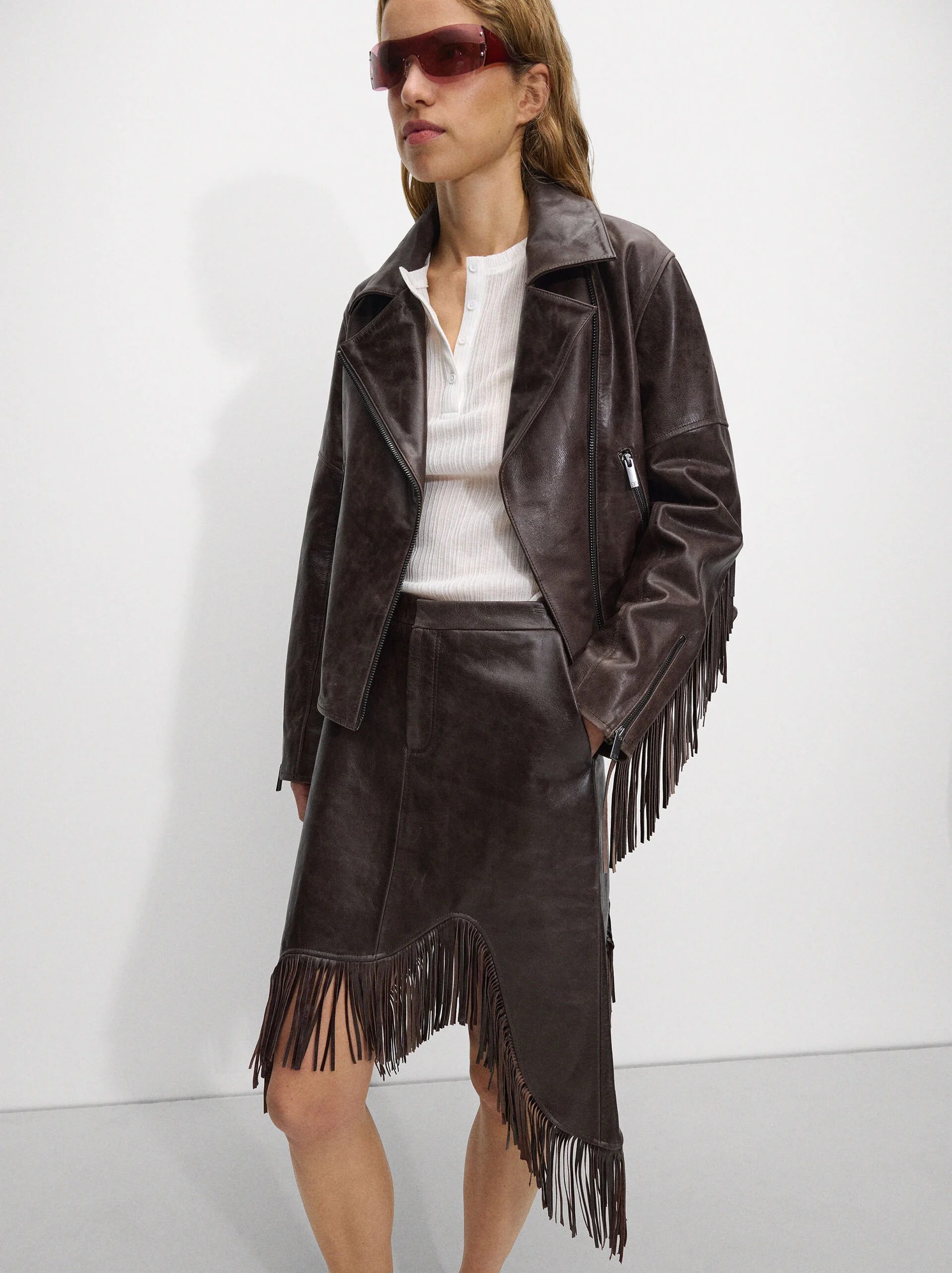 casaco e saia parfois Camur&ccedil;a, Croute e Franjas: Tend&ecirc;ncias e Cuidados