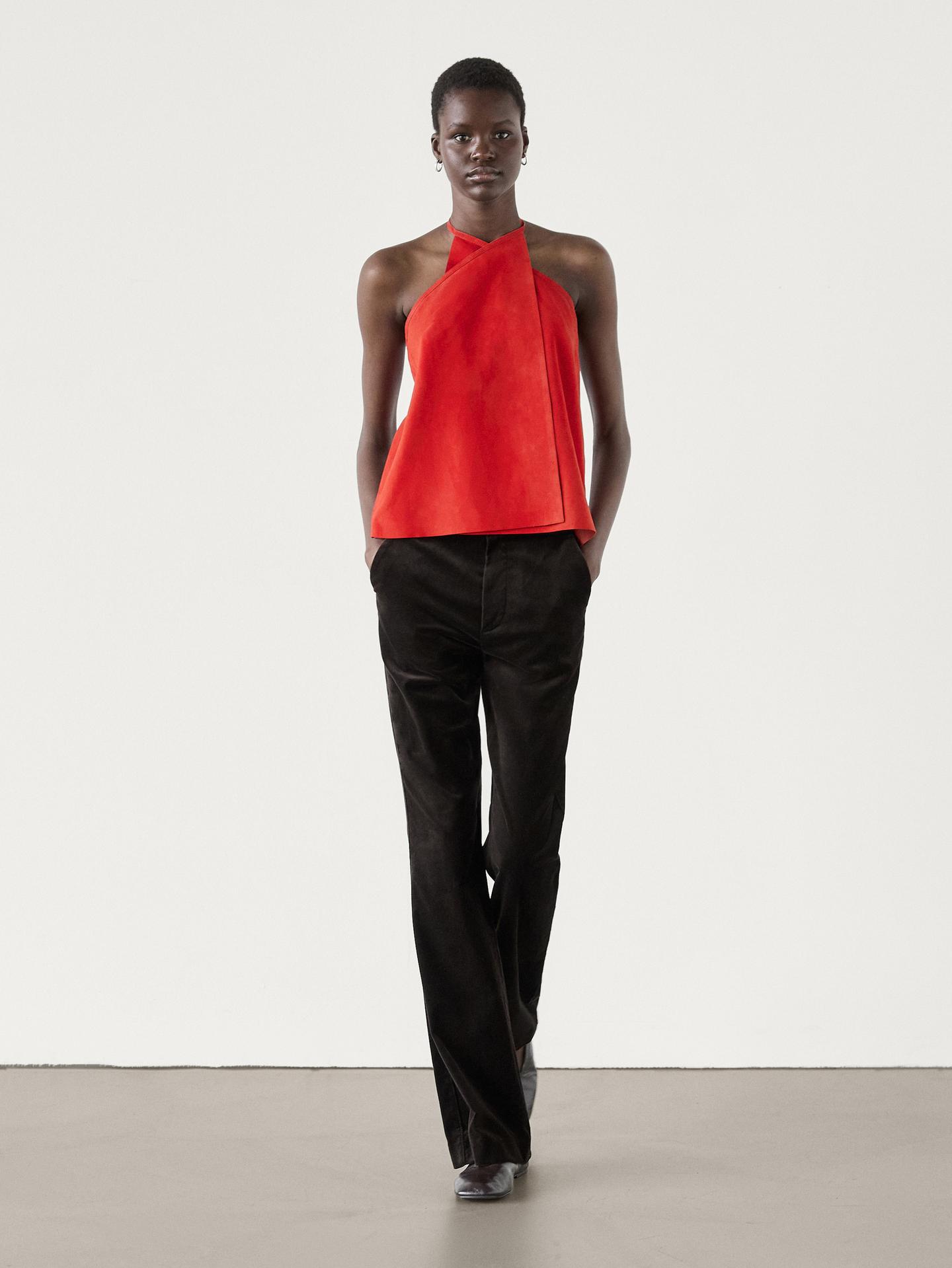 Camur&ccedil;a, Croute e Franjas: Tend&ecirc;ncias e Cuidados top encarnado