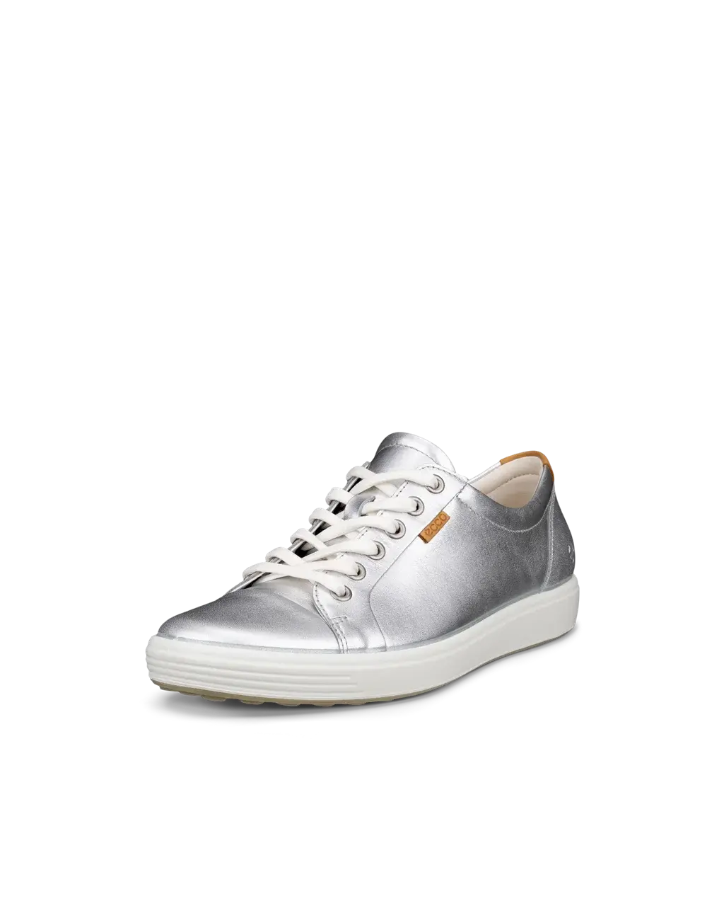 ECCO SOFT 7 W Ténis nobuck mulher prateado