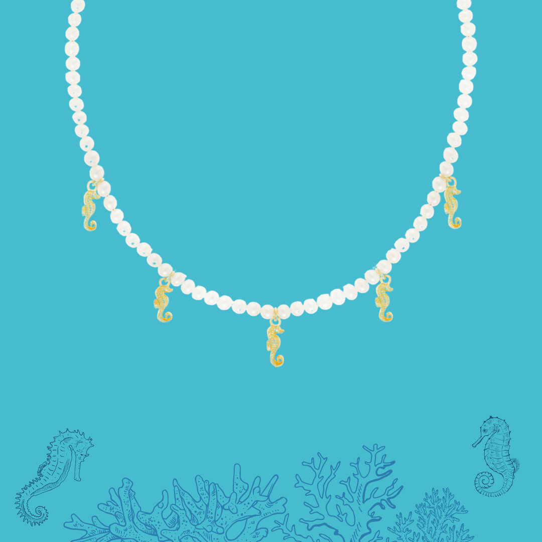 Eug&eacute;nio Campos Jewels X Frambooesas: O Melhor Match deste Ver&atilde;o colar cavalinhos do mar