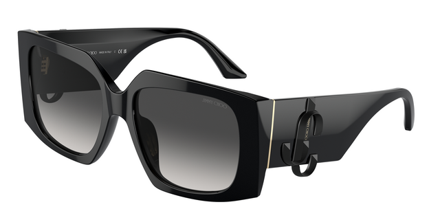 oculos de sol jimmy choo pretos imagem