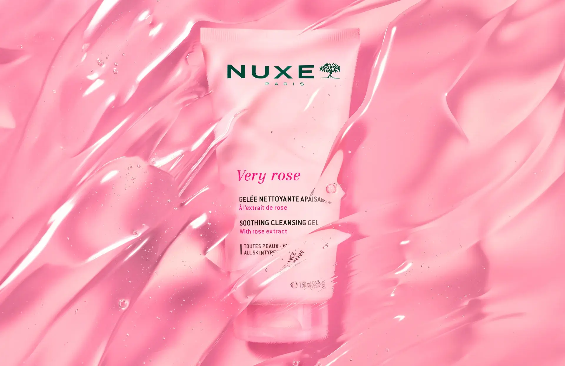 nuxe very rose Soothing Cleansing Gel