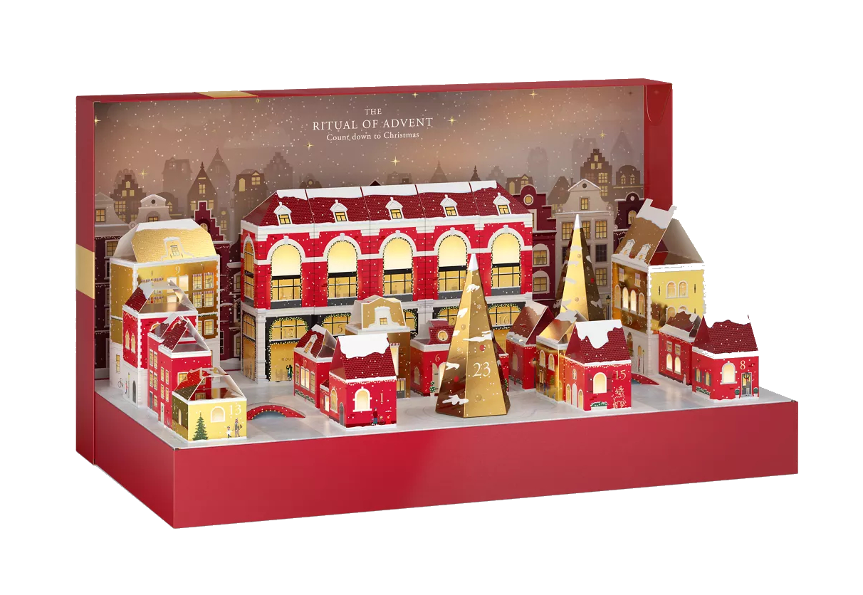 A Magia dos Calend&aacute;rios da Rituals no Natal calendario aberto