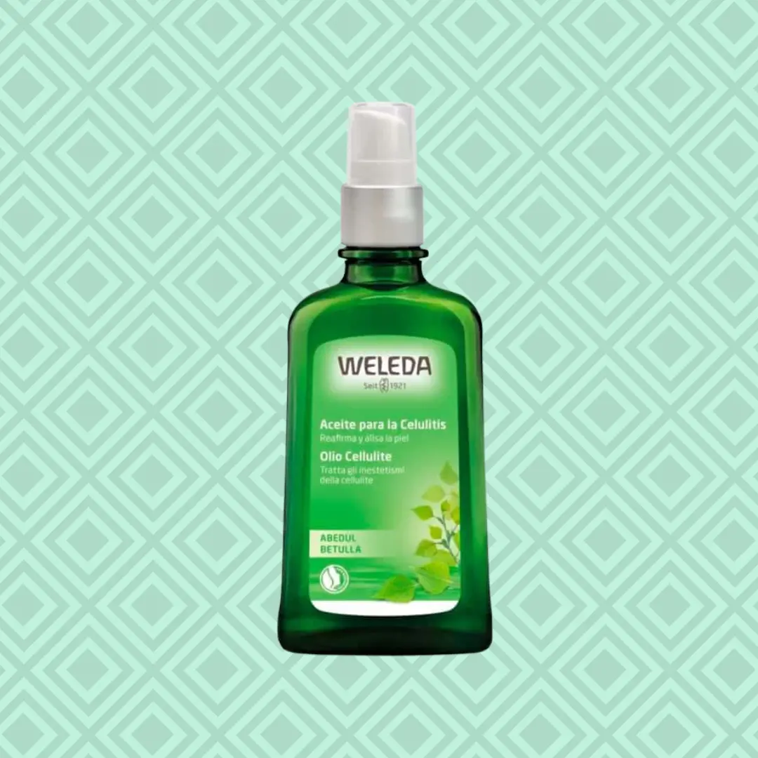 Weleda Bétula Óleo para Celulite: Óleo de massagem que promove a redução da aparência da celulite, além de firmar e tonificar.