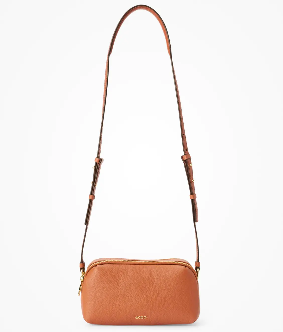 ECCO Camera Bag Curve mala castanha tiracolo