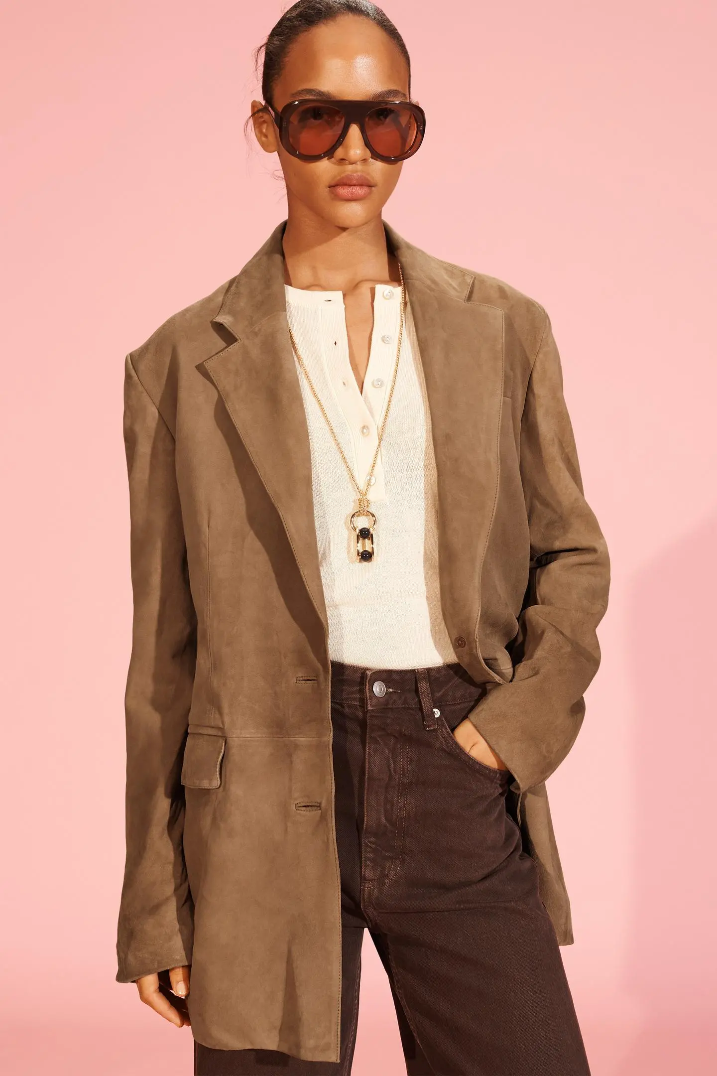 óculos de sol edição limitada zara modelo boho chic casaco oversize e calças bohemian look