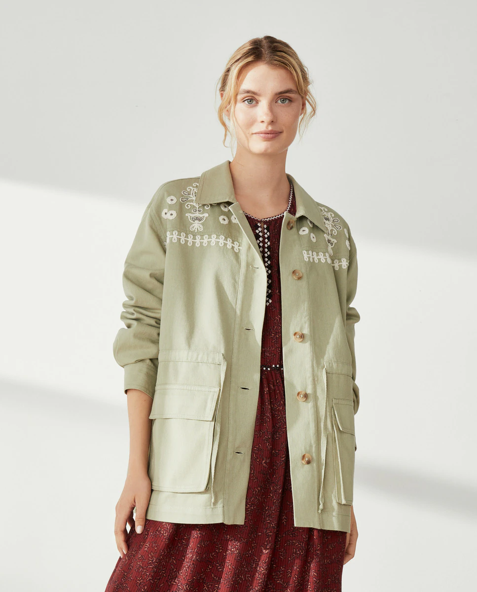 Parkas: O Regresso da Pe&ccedil;a Must-Have para o Inverno! parka bordado