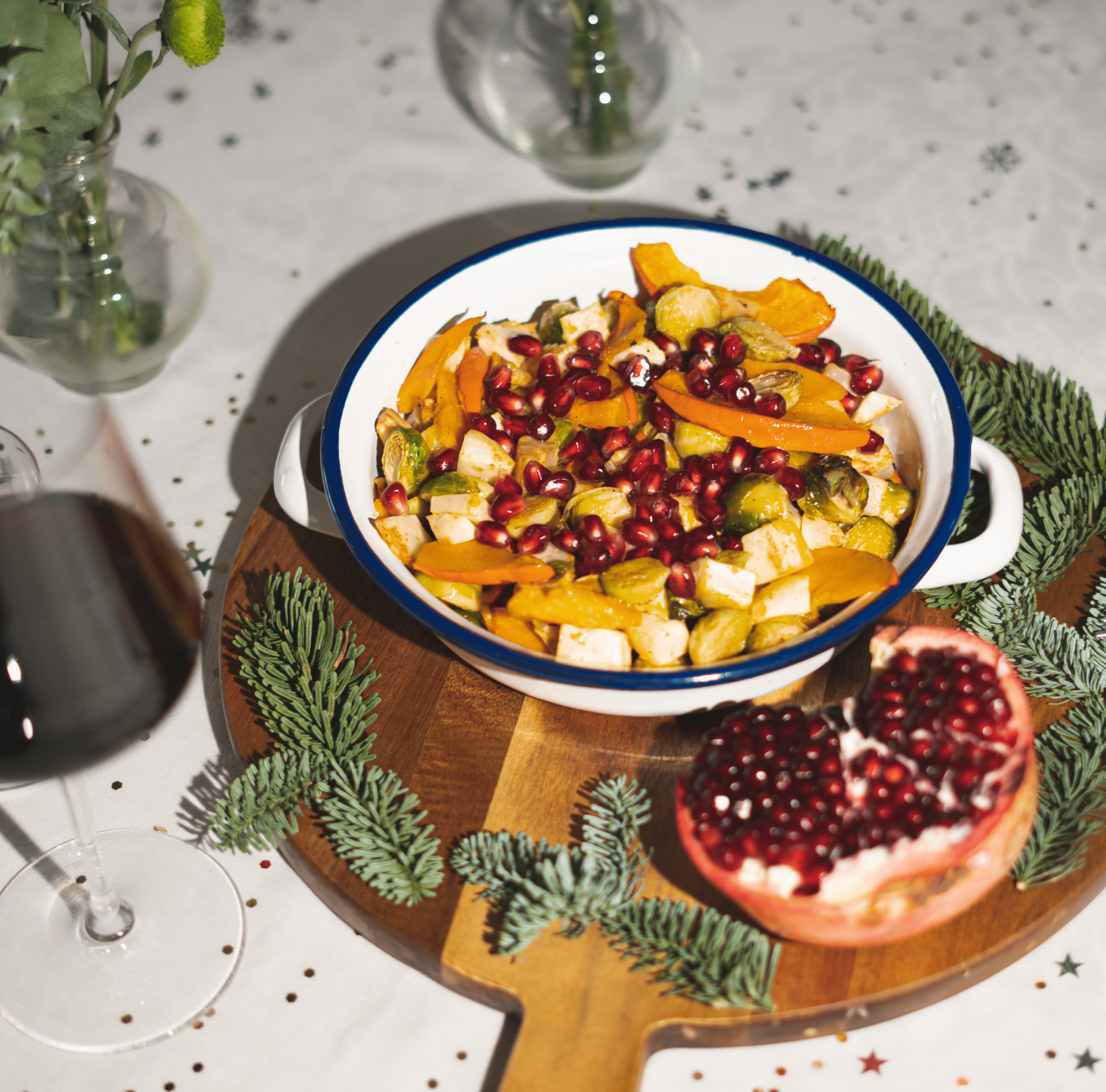 prato de legumes rom&atilde; especiarias natal bakiness