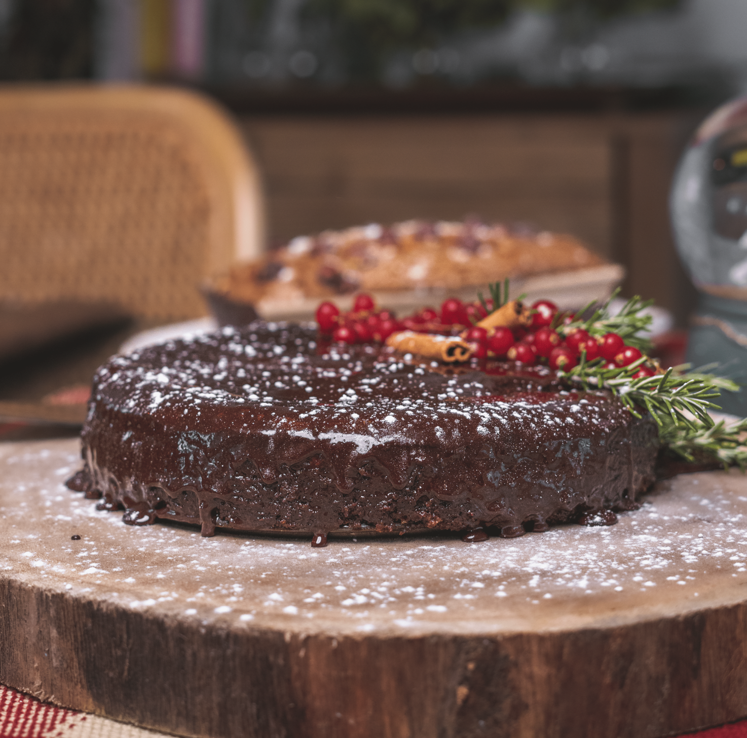 bolo de natal chocolate bakiness