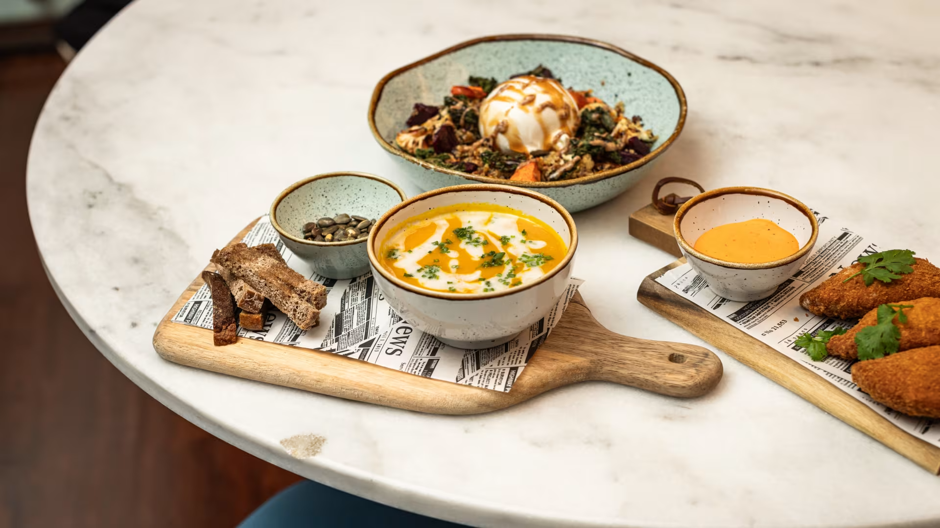 The Vintage Lisbon & Blue Bistrot: A Noite Perfeita em Lisboa comida entradas